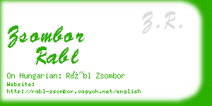 zsombor rabl business card